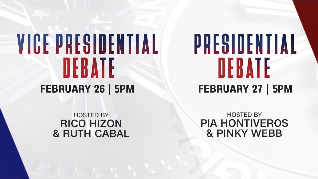 CNN Philippines Presidential and Vice Presidential Debates 2022