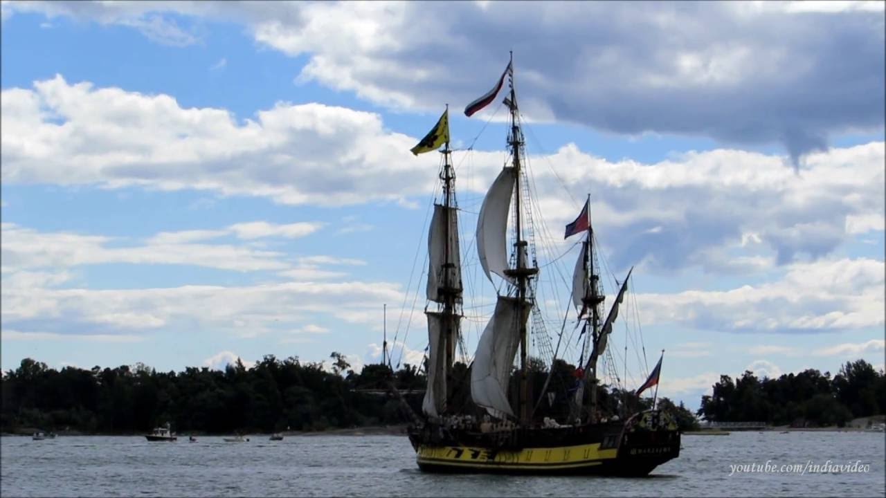 The Tall Ships Races 2013 - Sailing Vessels Departing Helsinki Port
