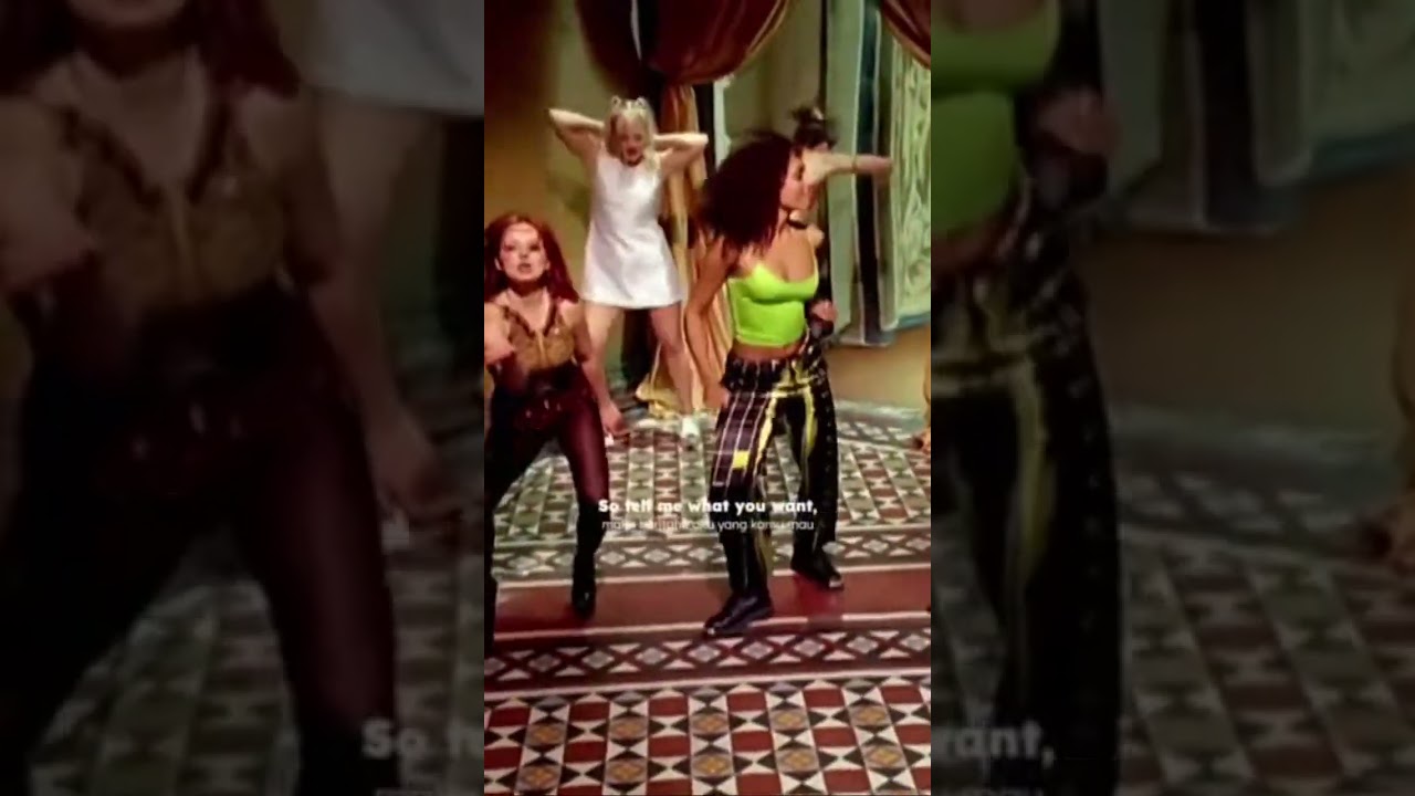 Anak tahun 90an pasti hafal bener sama lagu ini nih 💚🎤: Spice Girls-Wannabe