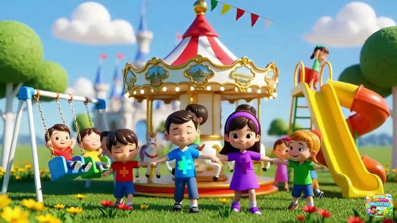 🎵 Vamos Brincar Juntos! 💙 Música Infantil Educativa sobre Inclusão e Autismo