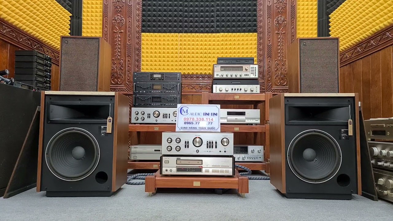 TEST Chất Âm Loa JBL S101 Quá Phê - Ghép Luxman L80 Bản Kỉ Niệm 50 Năm . 👍👍👍🤩🤩🤩0978.338.114