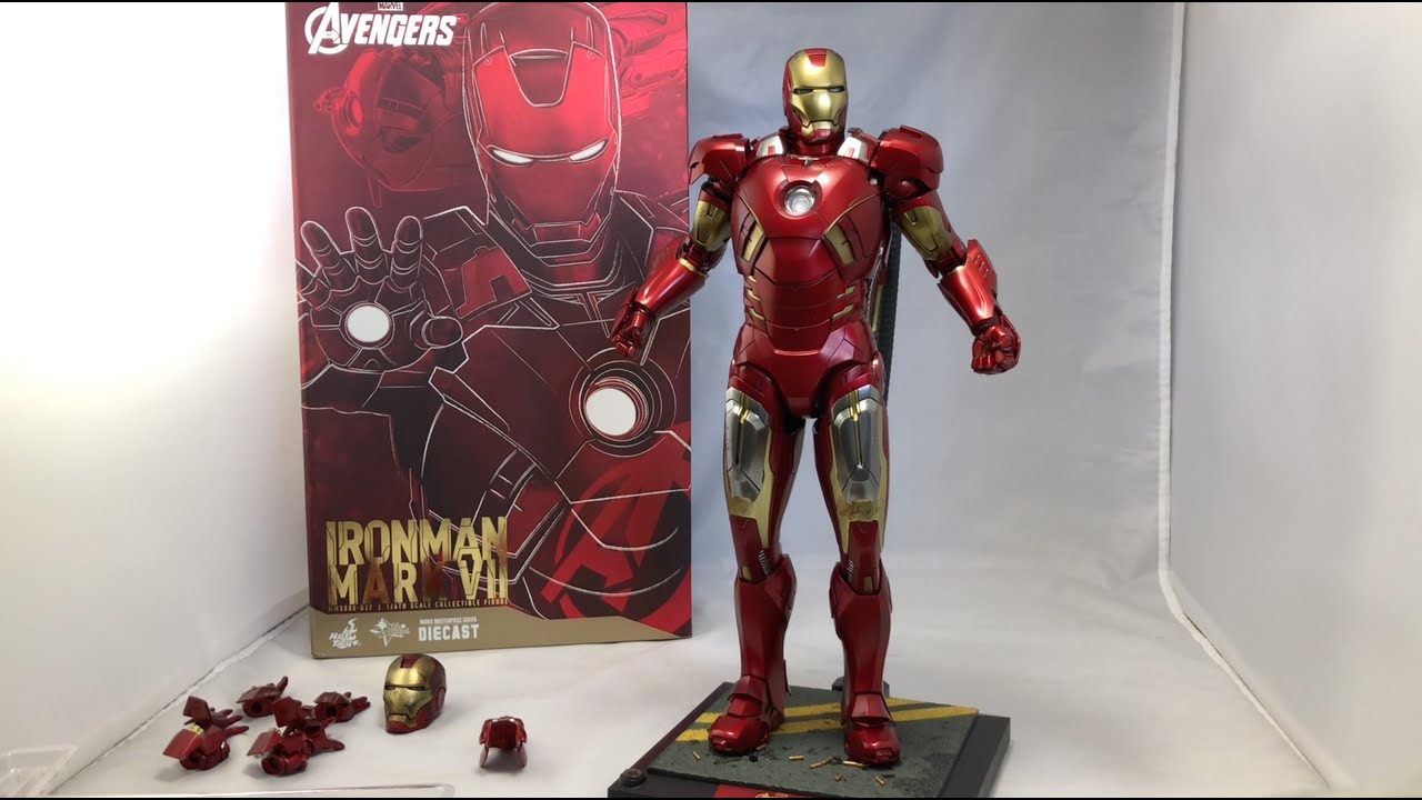 Hot Toys Iron Man Mark VII - The Avengers - MMS500 - Unboxing ASMR