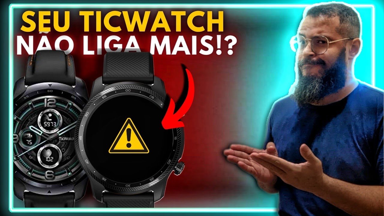 TICWATCH PAROU DE FUNCIONAR!? FAÇA ISSO