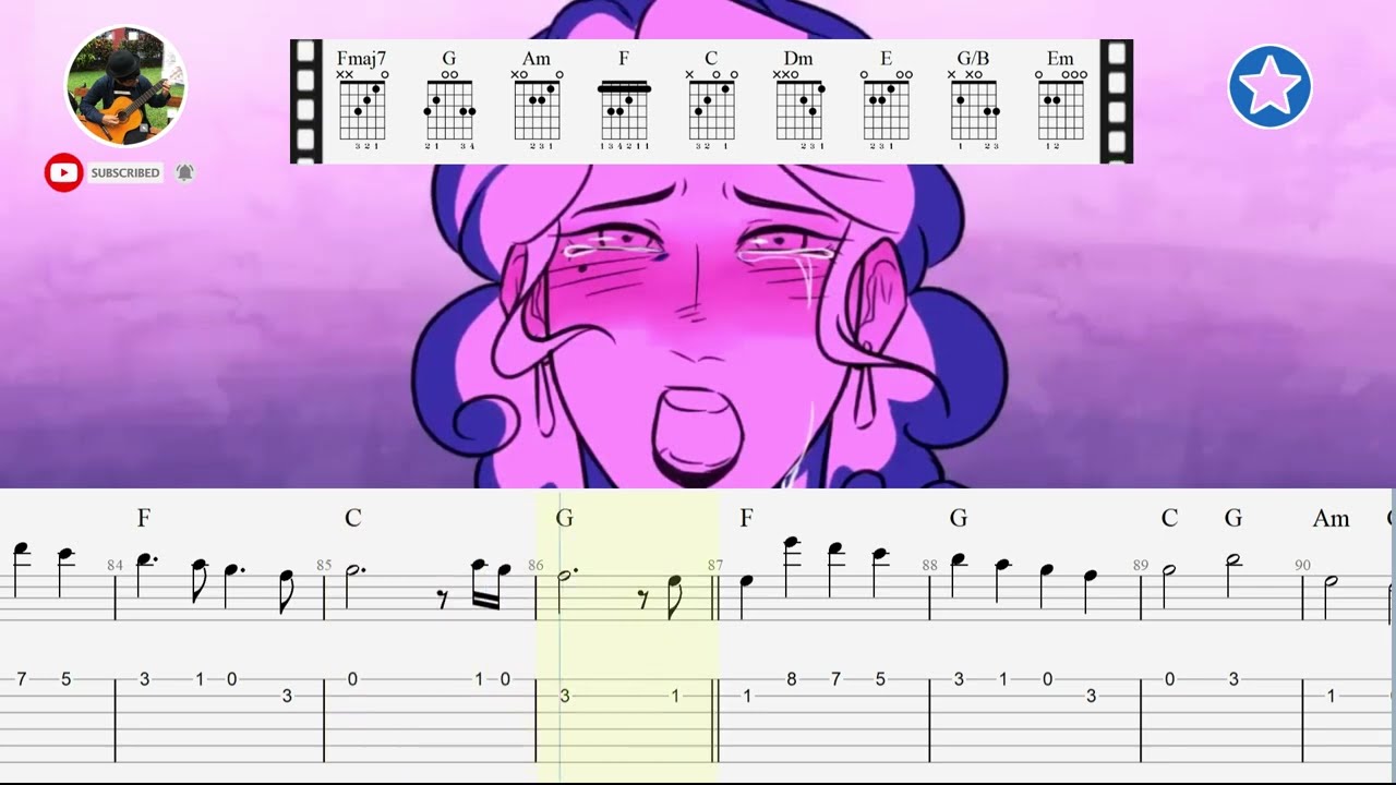 Como tocar THE CHALLENGE de EPIC THE MUSICAL en guitarra! TABS + ACORDES + MELODÍA 🙌