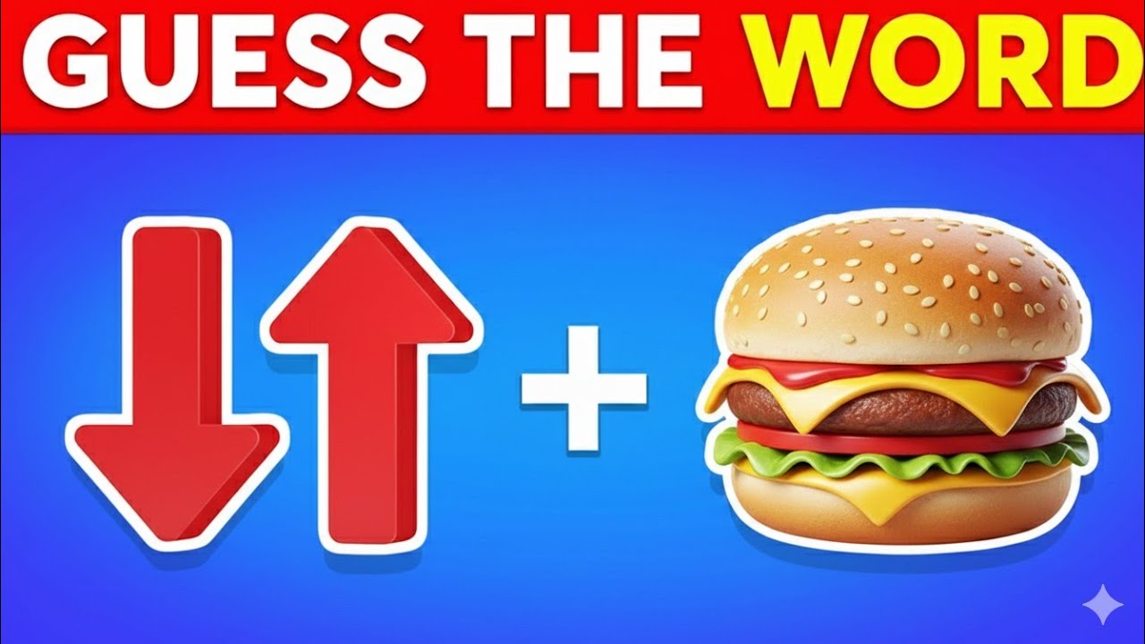 Guess The WORD By Emojis? 🤔❓✅ Emoji Quiz Challenge 2026 