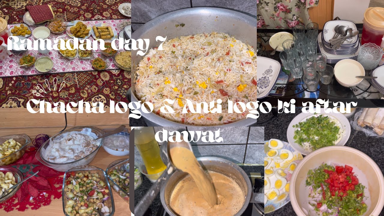 CHACHA LOGO &ANTI LOGO KI AFTAT DAWAT||RAMADAN DAY 7