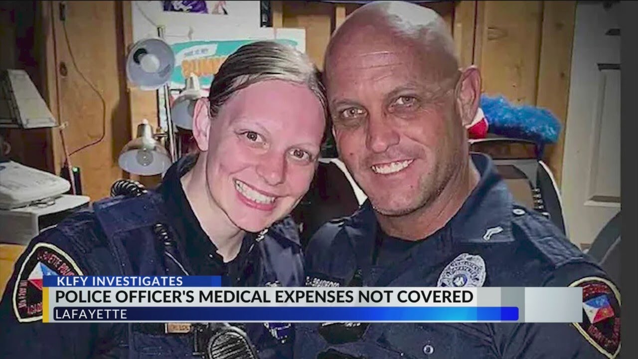Lafayette officer's medical expenses not covered by the city