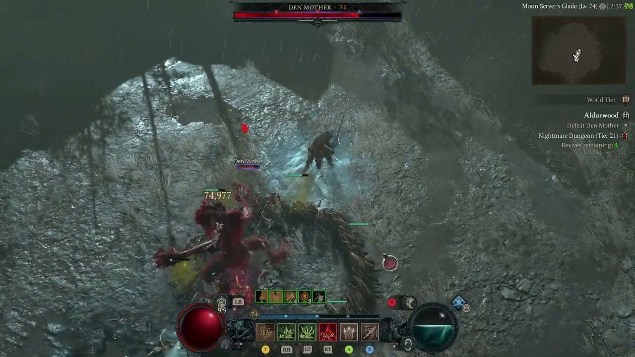 Diablo 4 boss fight world tier 4 Tier 21