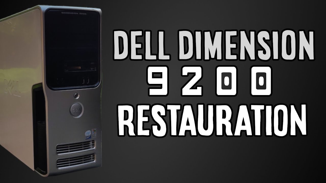 DELL Dimension 9200 Restauration | Wie Neu !