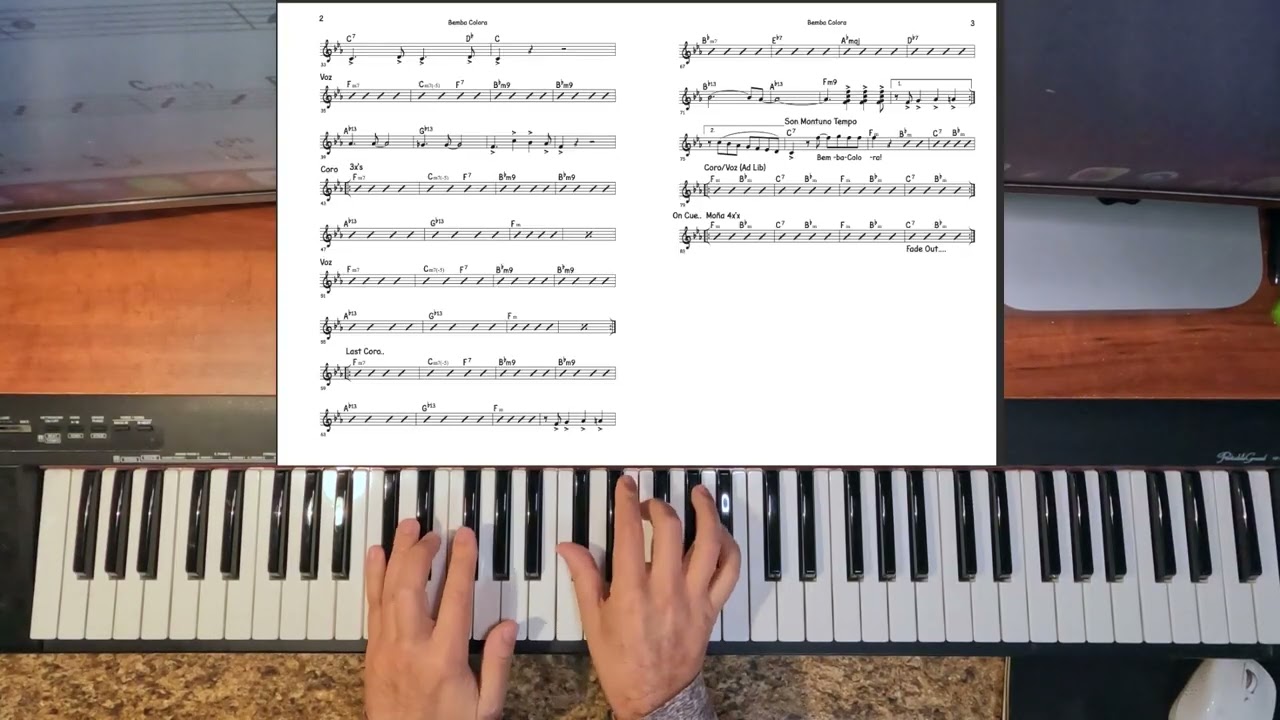 Bemba Colora  Piano Demo