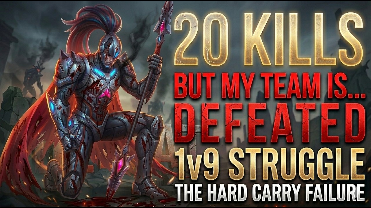 20 KILLS ALPHA but Still DEFEAT 😭 | I Tried to Carry the Team  #mlbb #alpha #mobilelegends