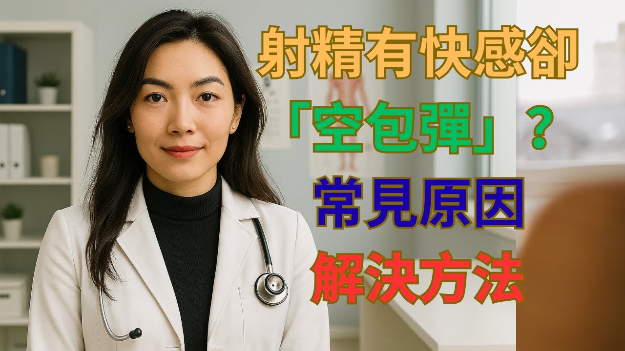 為什麼「有射精感覺」卻沒精液？醫師一講你就懂   #逆行性射精 #性健康 #男性保健