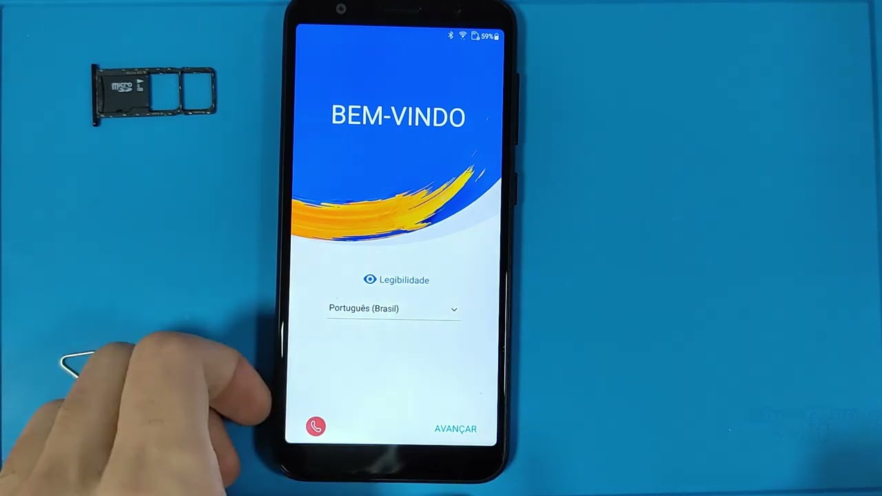 Remoção da conta Google do Asus Zenfone Max M1 M2 ZB555KL FRP ByPass Asus Zenfone Max M1 M2 ZB555KL