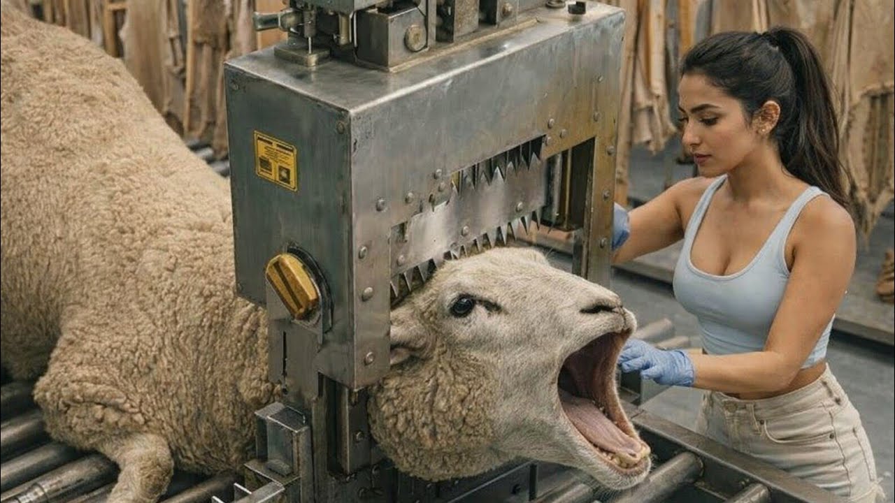 How Sheep Wool Is Professionally Cleaned in Modern Factories | Full Process Documentary