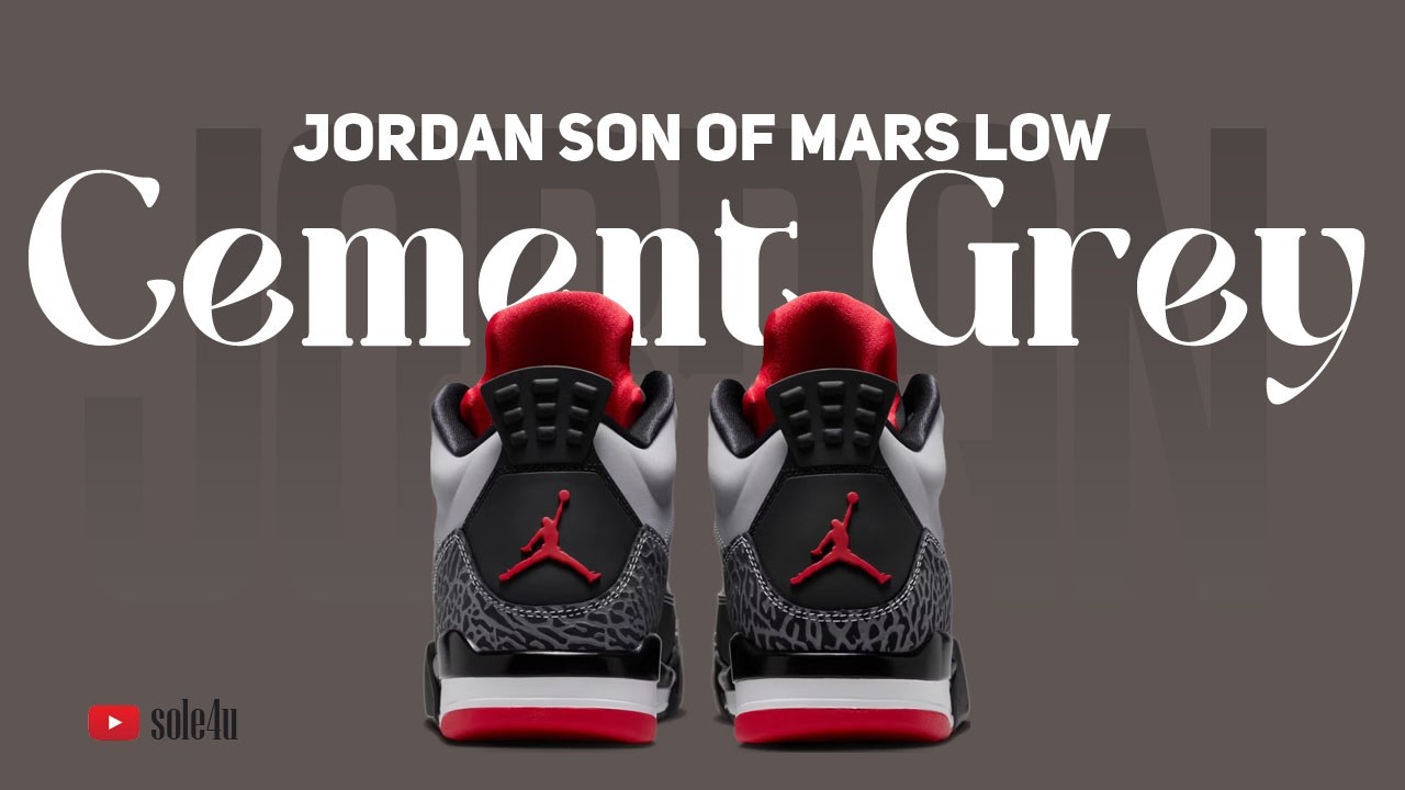 Jordan Son of Mars “CEMENT GREY” | Подробности и информация о релизе | 2026