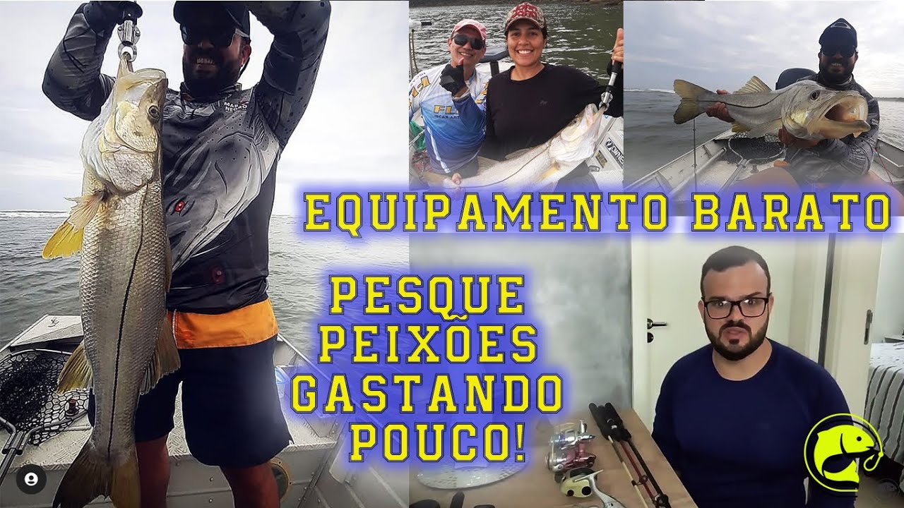 Conjunto de pesca muito barato | pescaria barata | pescar sem gastar