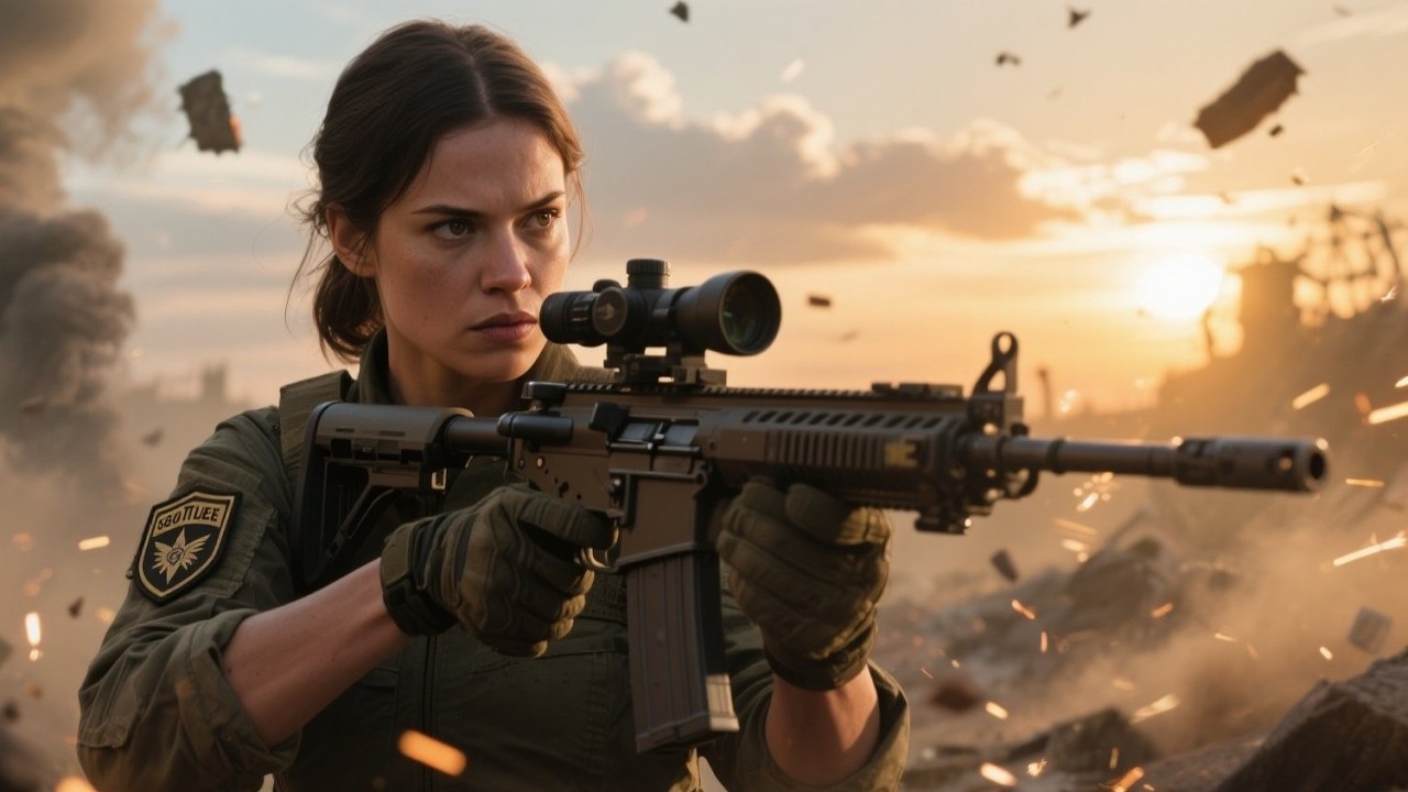 The General Handed Her a .50 Barrett — Then Froze Seeing Her Elite Sniper Veteran Badge 🎯🔥
