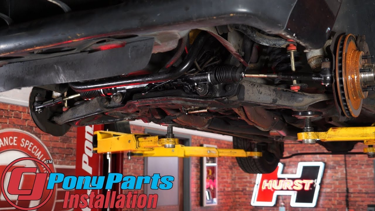 Upgrading worn out steering on the 1985-1993 Mustang V8: Power Steering Rack & Pinion Kit Install