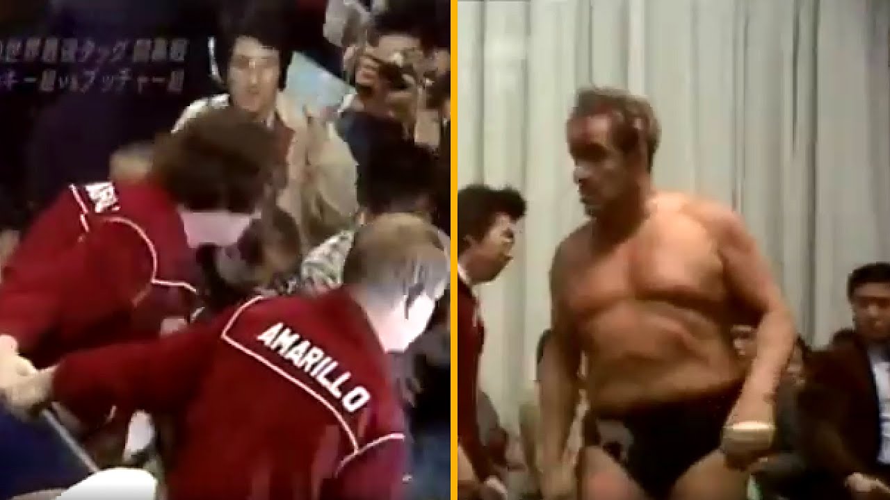 Terry & Dory Funk Jr vs The Sheik & Mephisto 1980 11 28