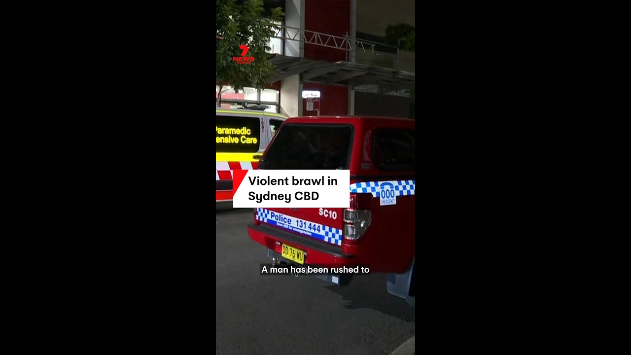 Violent brawl in Sydney CBD