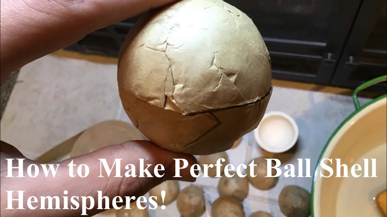 How to Make 3&rdquo; Ball Shell Hemispheres