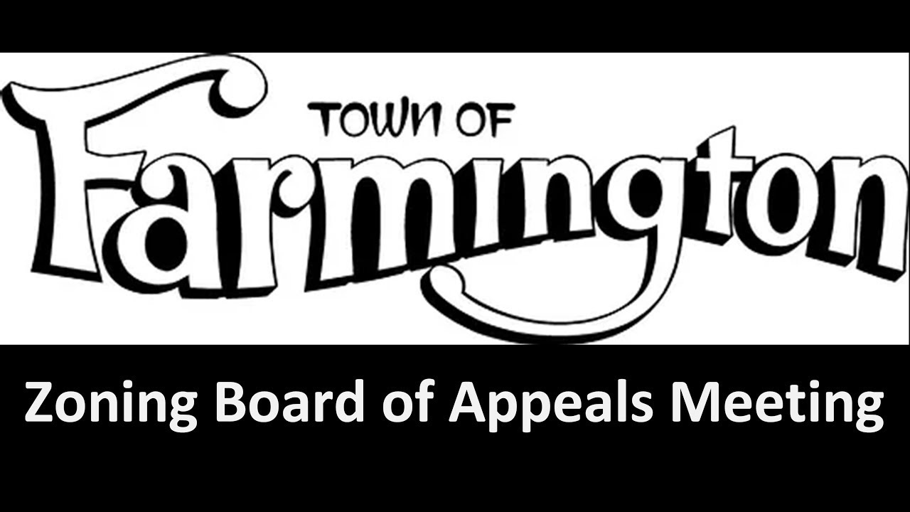 Farmington ZBA Meeting October 27, 2025