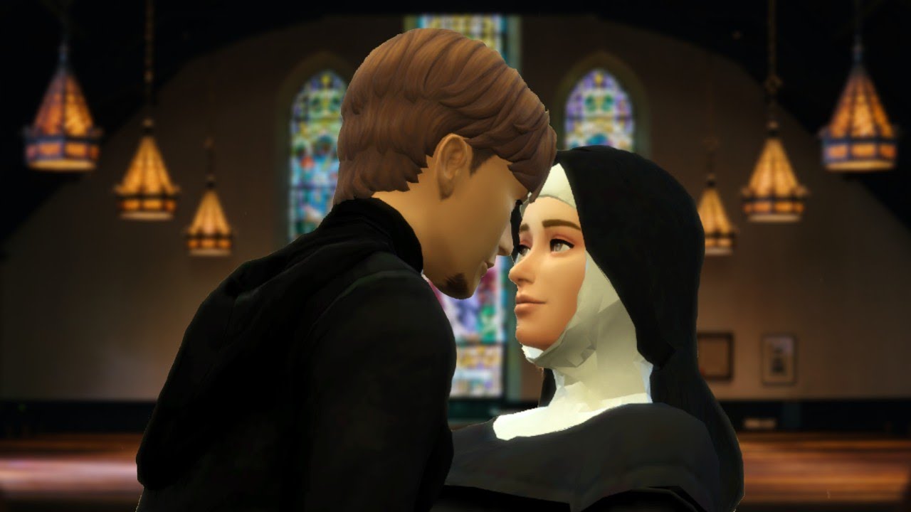 Nun's Secret Love 💞 Sims 4 Story