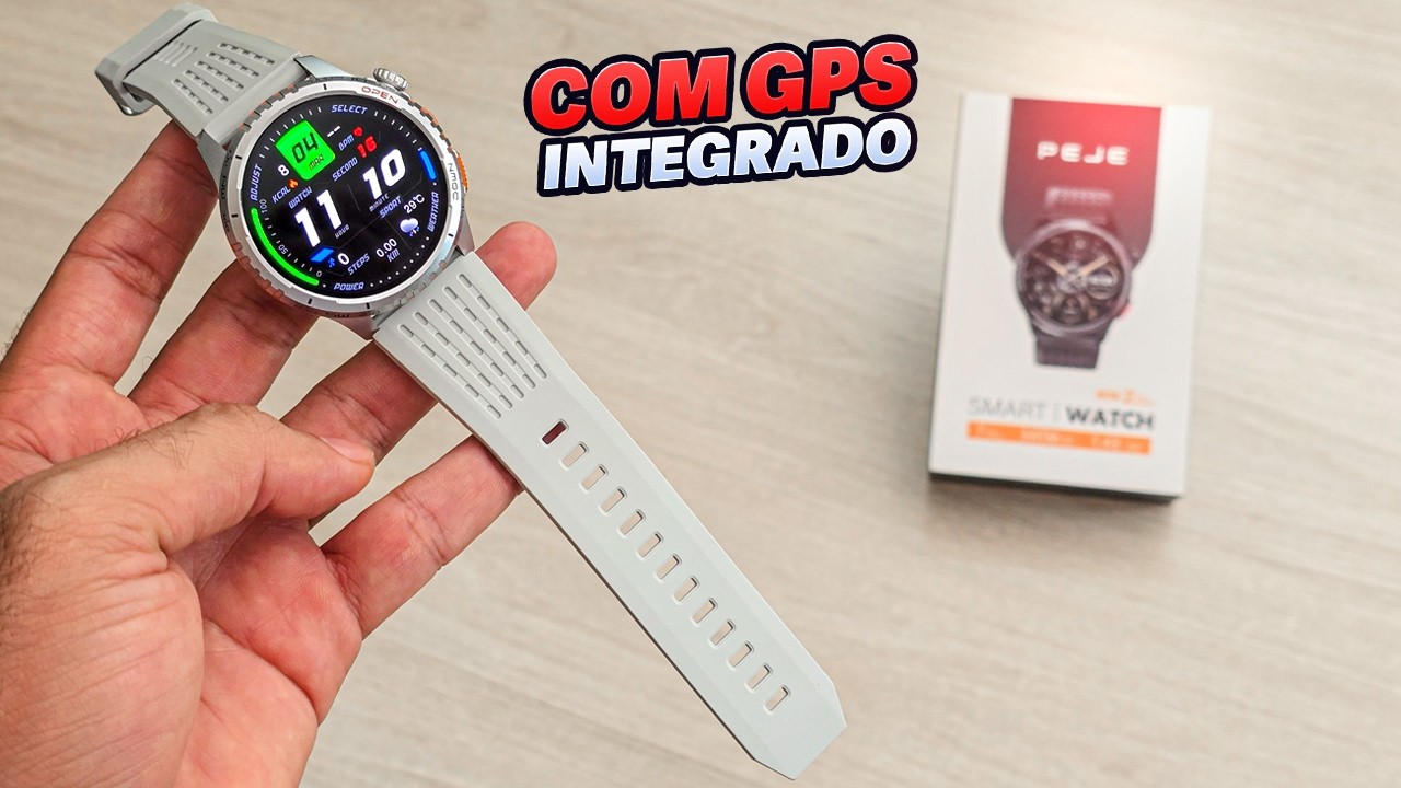 Smartwatch Peje G11 com GPS Integrado e IP67 – Review Completo