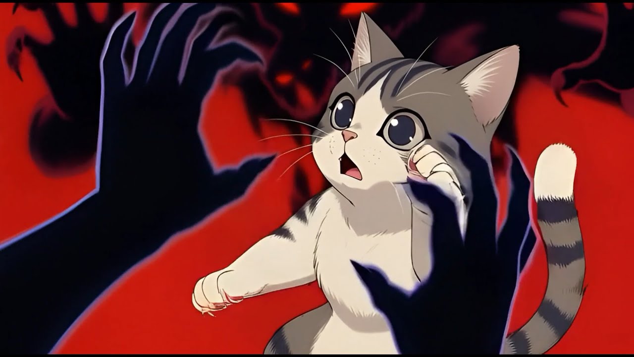 One-shot anime about a cat fighting demons