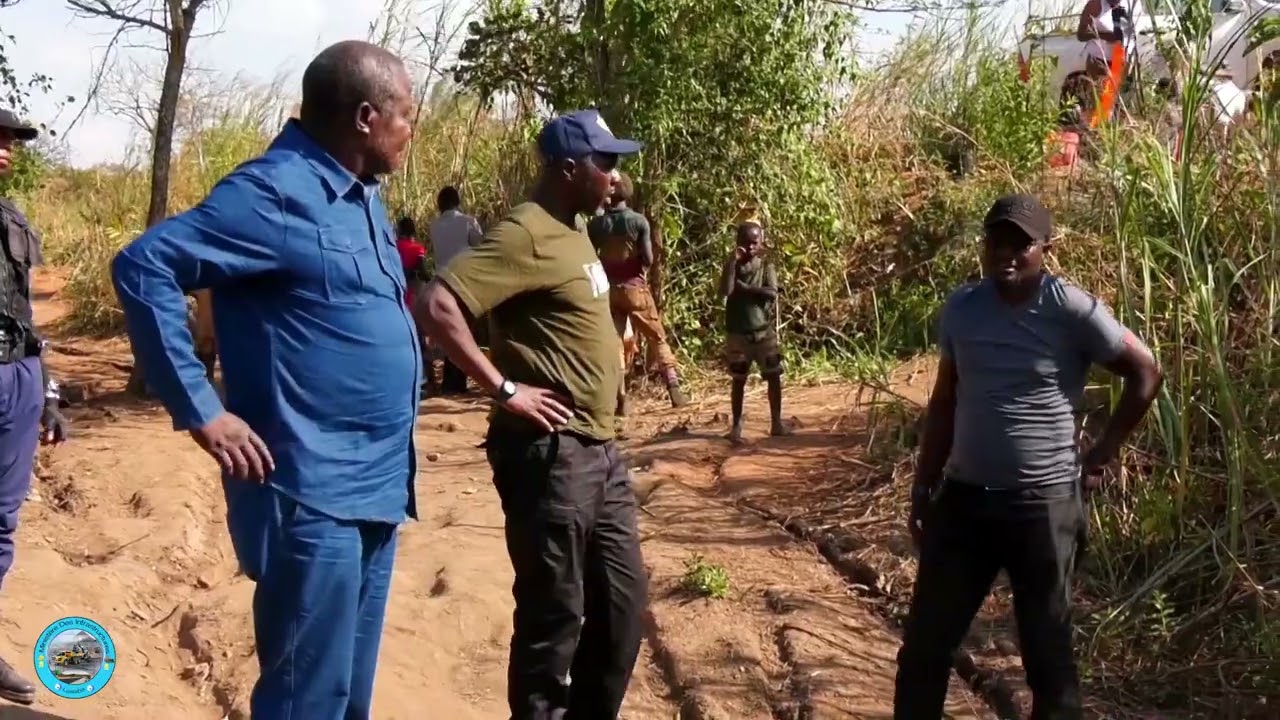 ÉVOLUTION DES TRAVAUX DE RECONSTRUCTION DU PONT RUUJ DANS LE TERRITOIRE DE KAPANGA