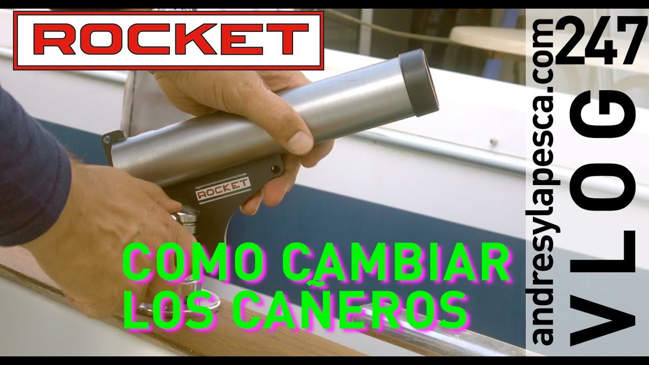 MONTAJE CAÑEROS FISHING ROCKET
