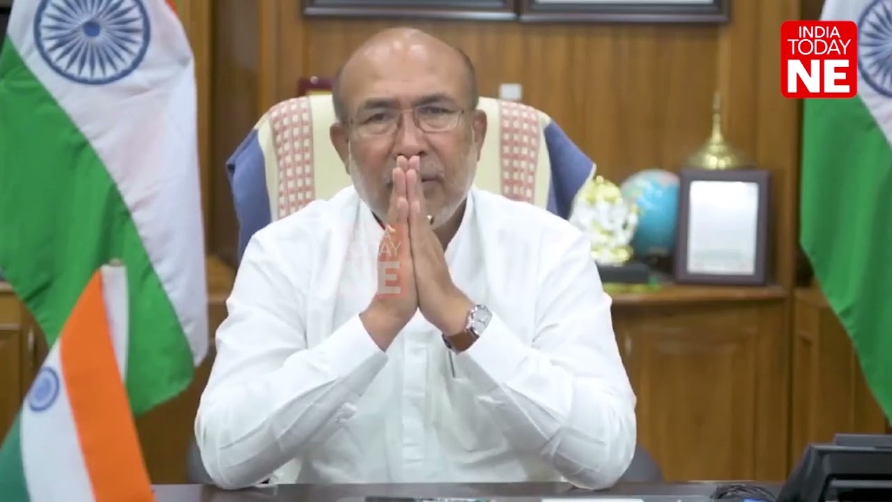 #WATCH: Manipur CM appeals State to cooperate with government in maintaining peace and harmony