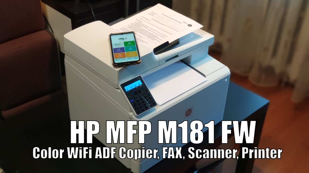 HP Color LaserJet MFP M181 FW with ADF Review, Setup & Mobile Print