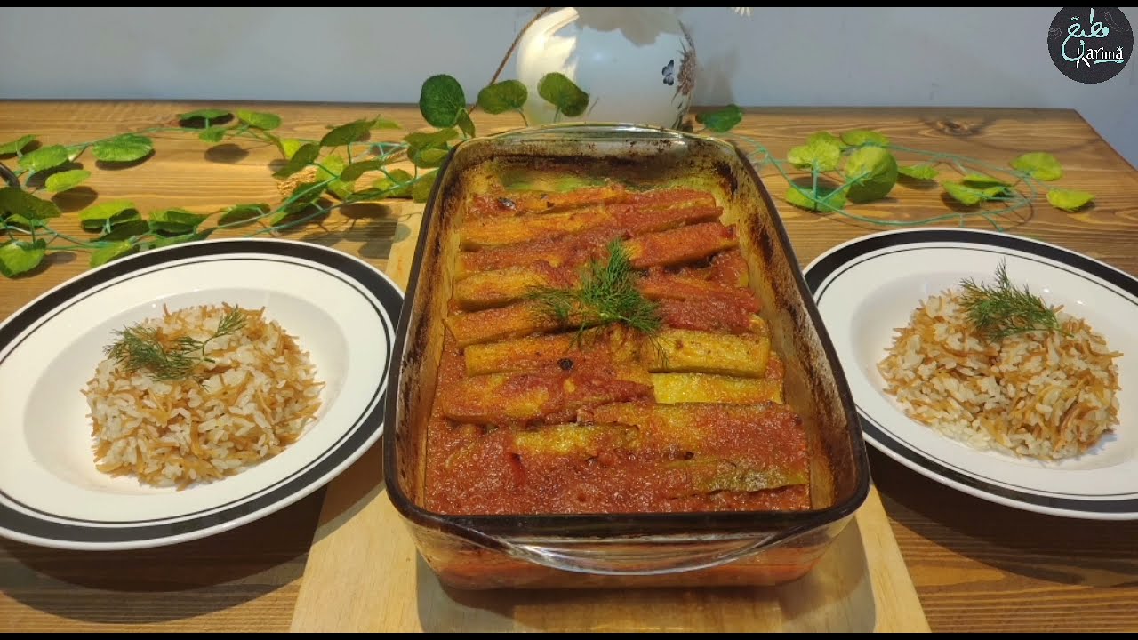 كوسه باللحمه المفرومه مع صلصه حمراء🥒🥒🥒🍅🍅🍅