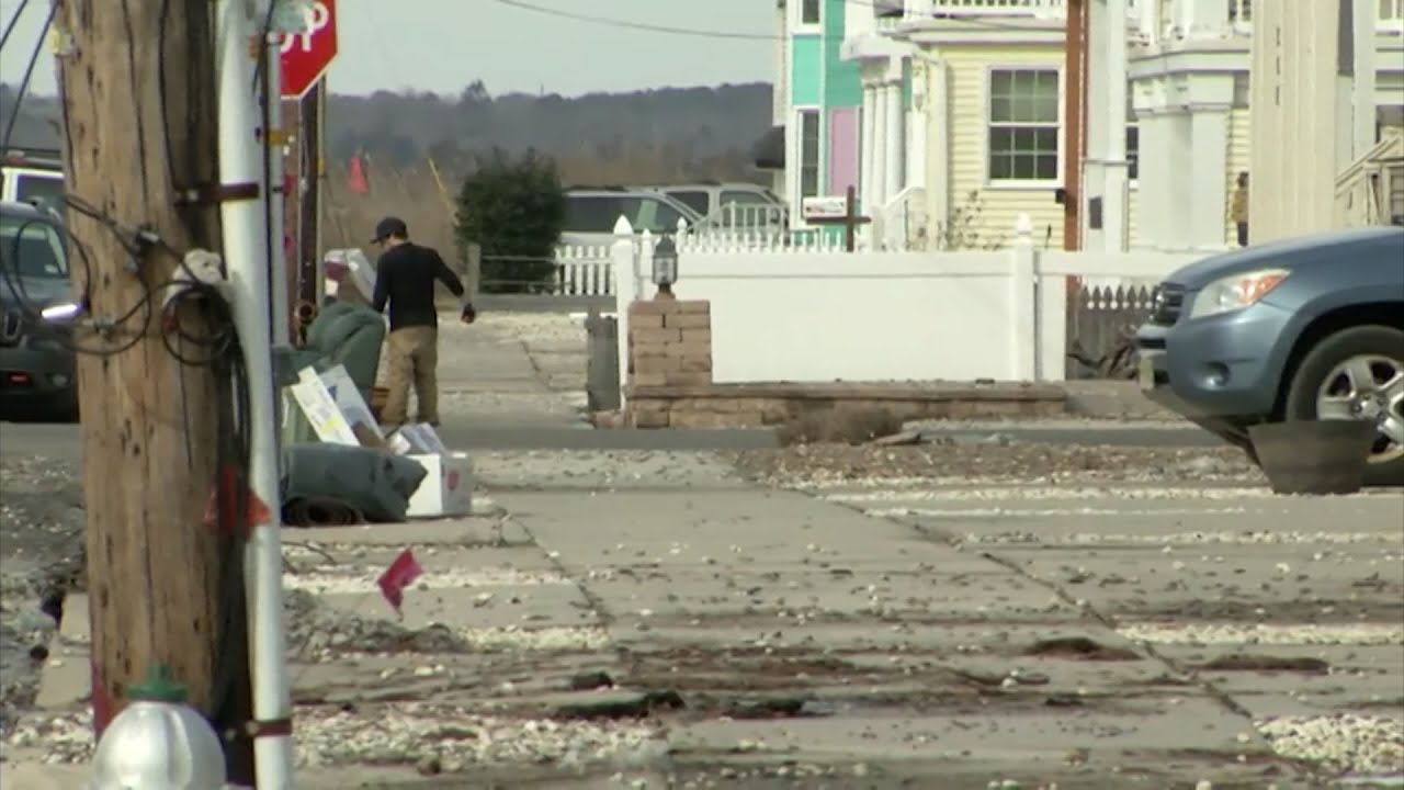 Assessing Damage in Sea Isle City After Winter Storm