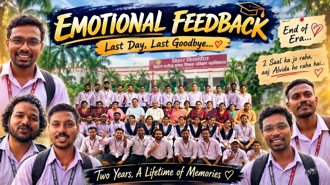Emotional Feedback #drpspm #collegelife #education #students #college #passout #deled @DRPSPM 