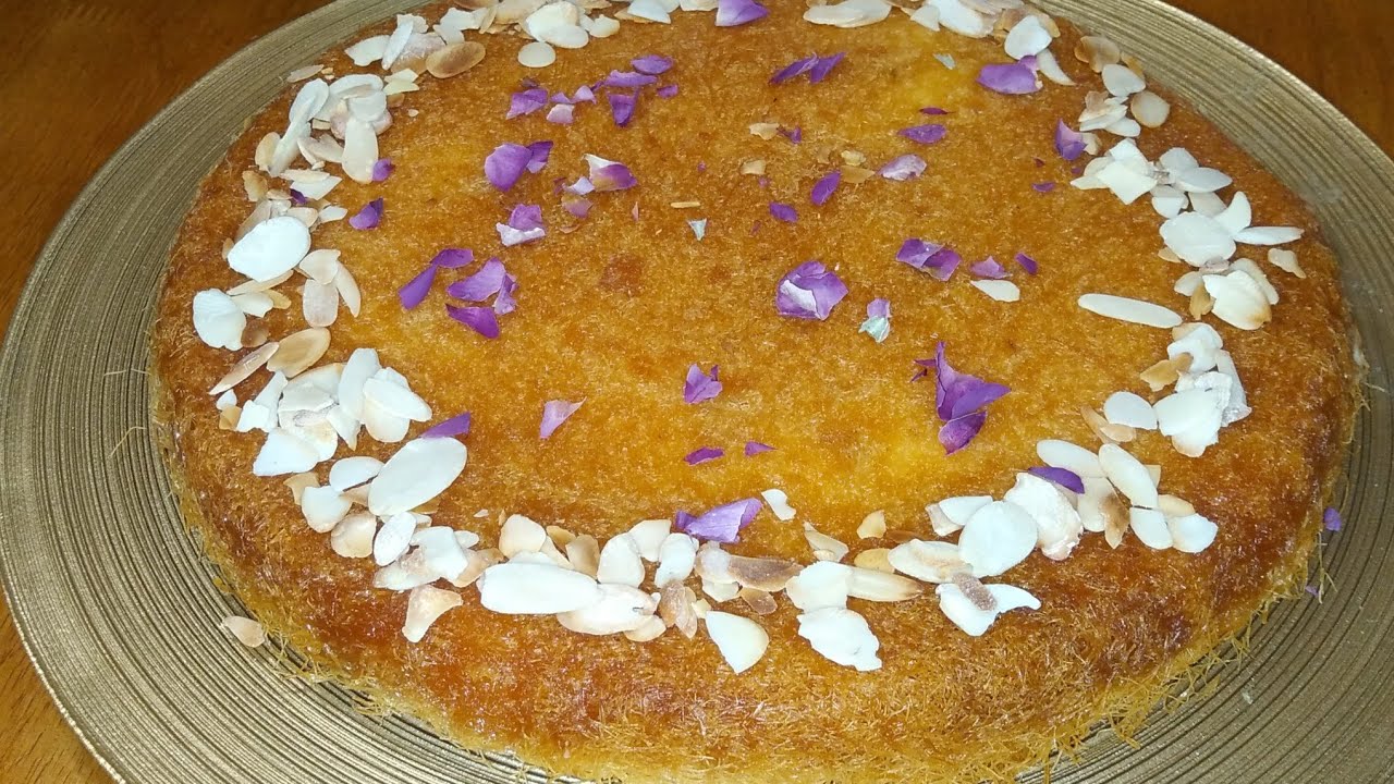 كنافة بالكريمة بمذاق رائع سهلة وسريعة فالتحضير 😍#اكسبلور