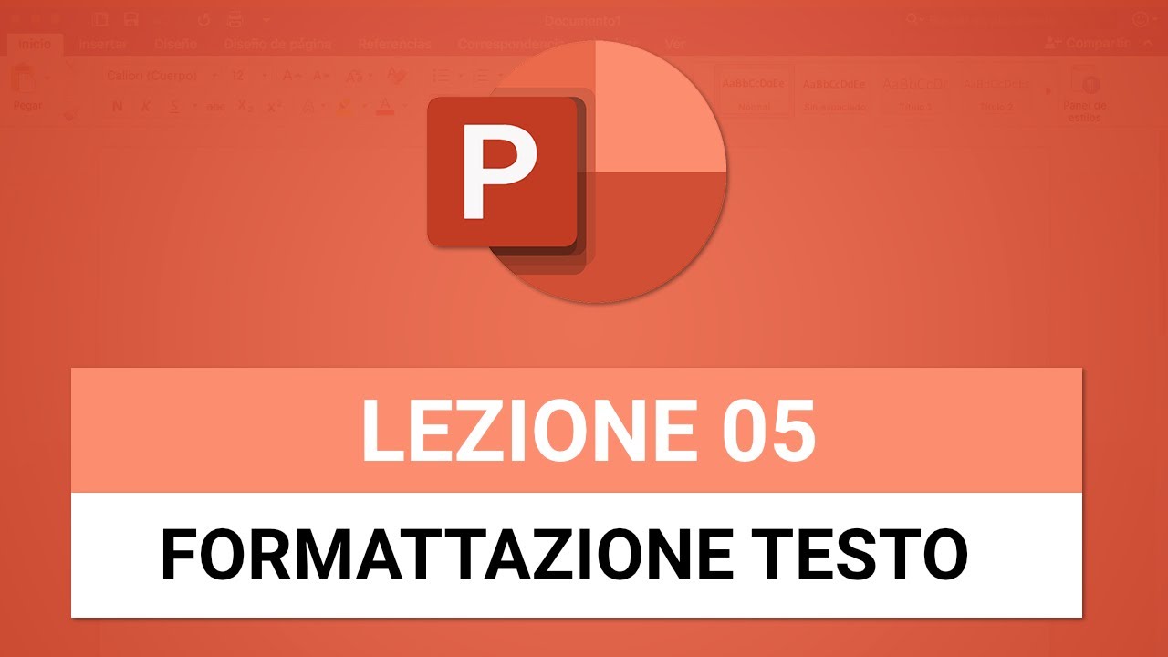 Formattazione del Testo - POWERPOINT TUTORIAL ITALIANO 05