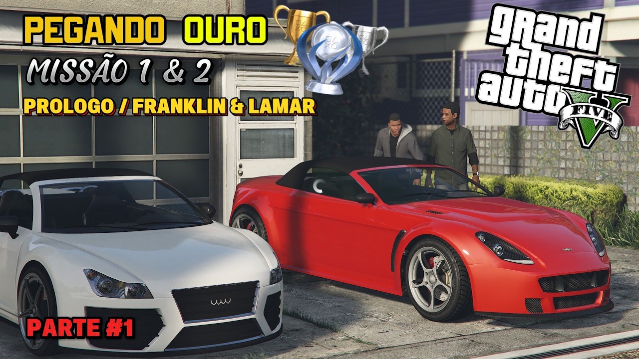 ZERANDO O GTA 5 ANTES DO GTA 6 / MISSÃO: PROLOGO / FRANKLIN & LAMAR