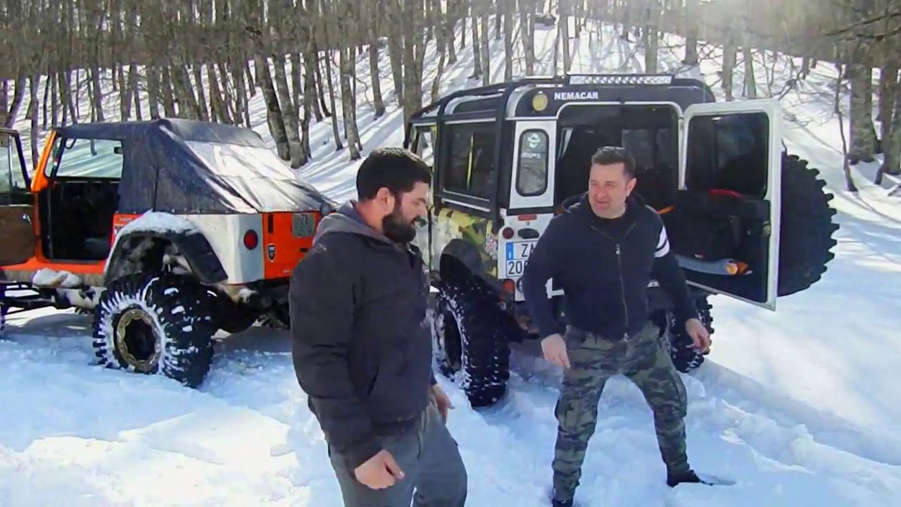 Fuoristrada su neve alta.. che mazzo!