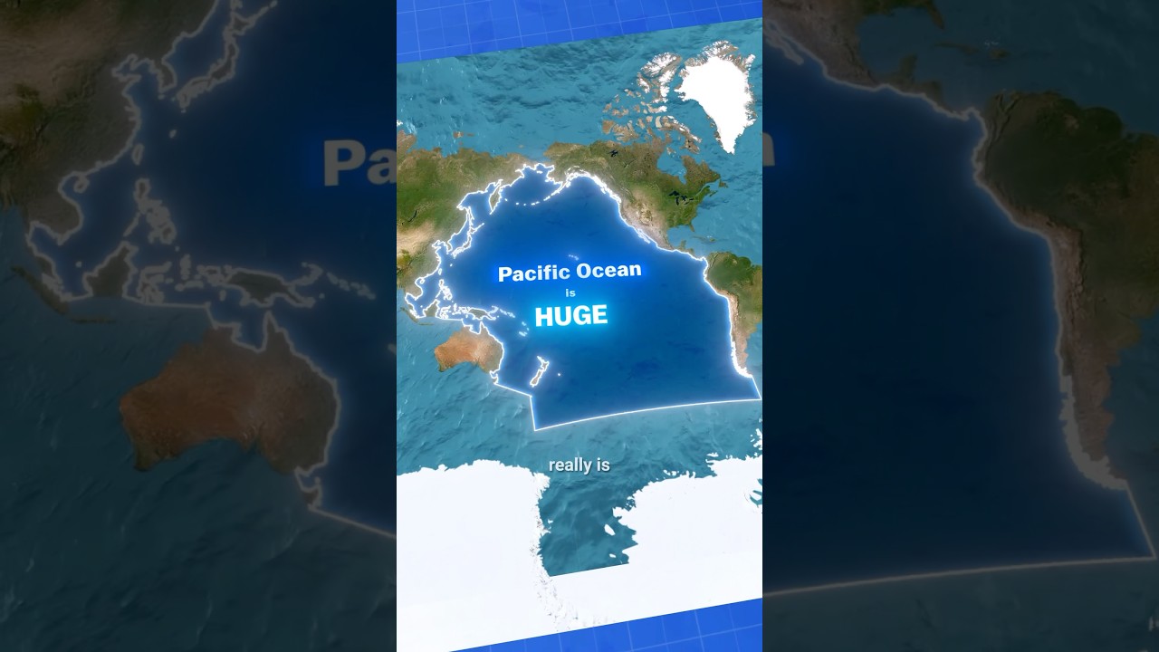 Pacific Ocean Is Much Bigger Than You Think 🌊 The Deepest Place on Earth ⬇️ Mariana Trench