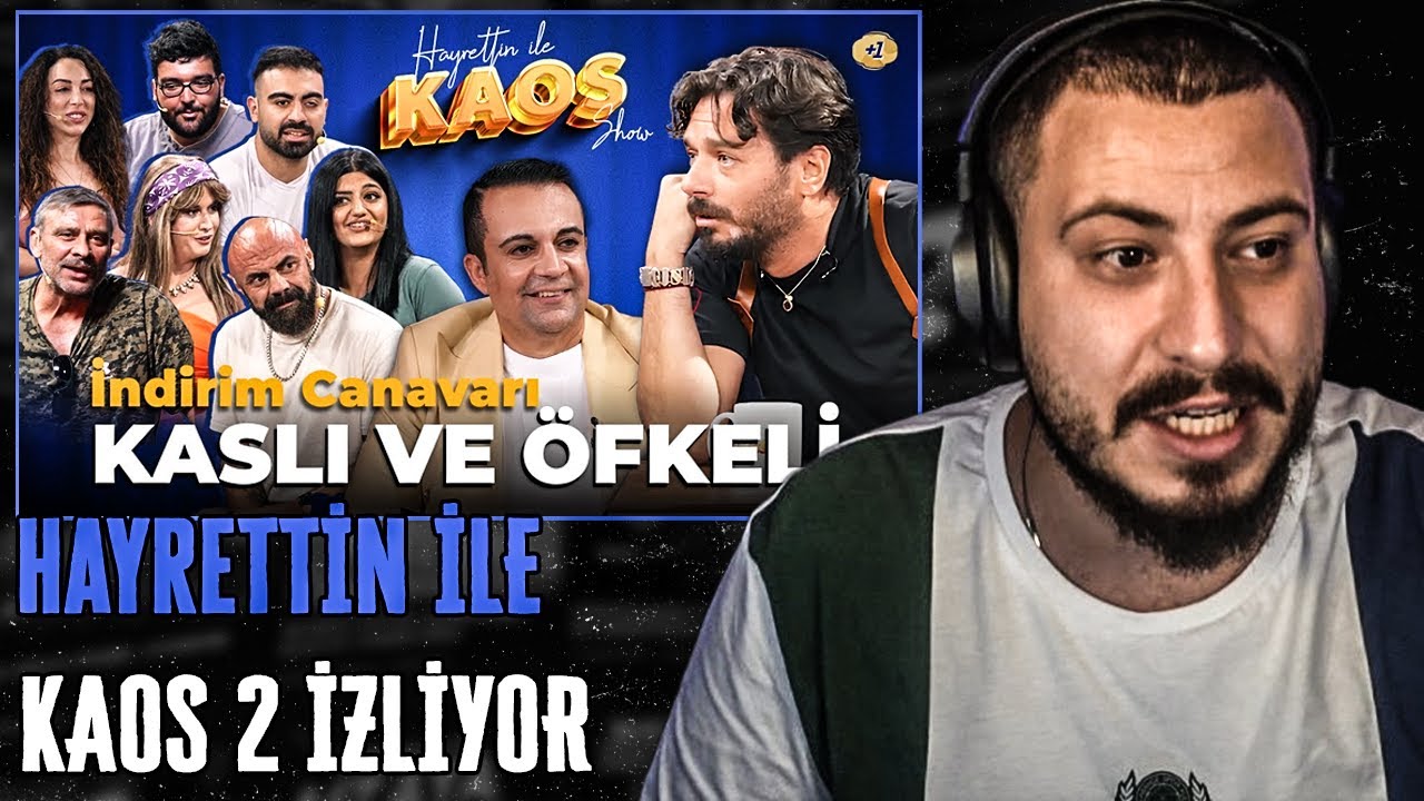 ATABERK DOĞAN HAYRETTİN İLE KAOS SHOW - 2.BÖLÜM İZLİYOR  @hayrettin