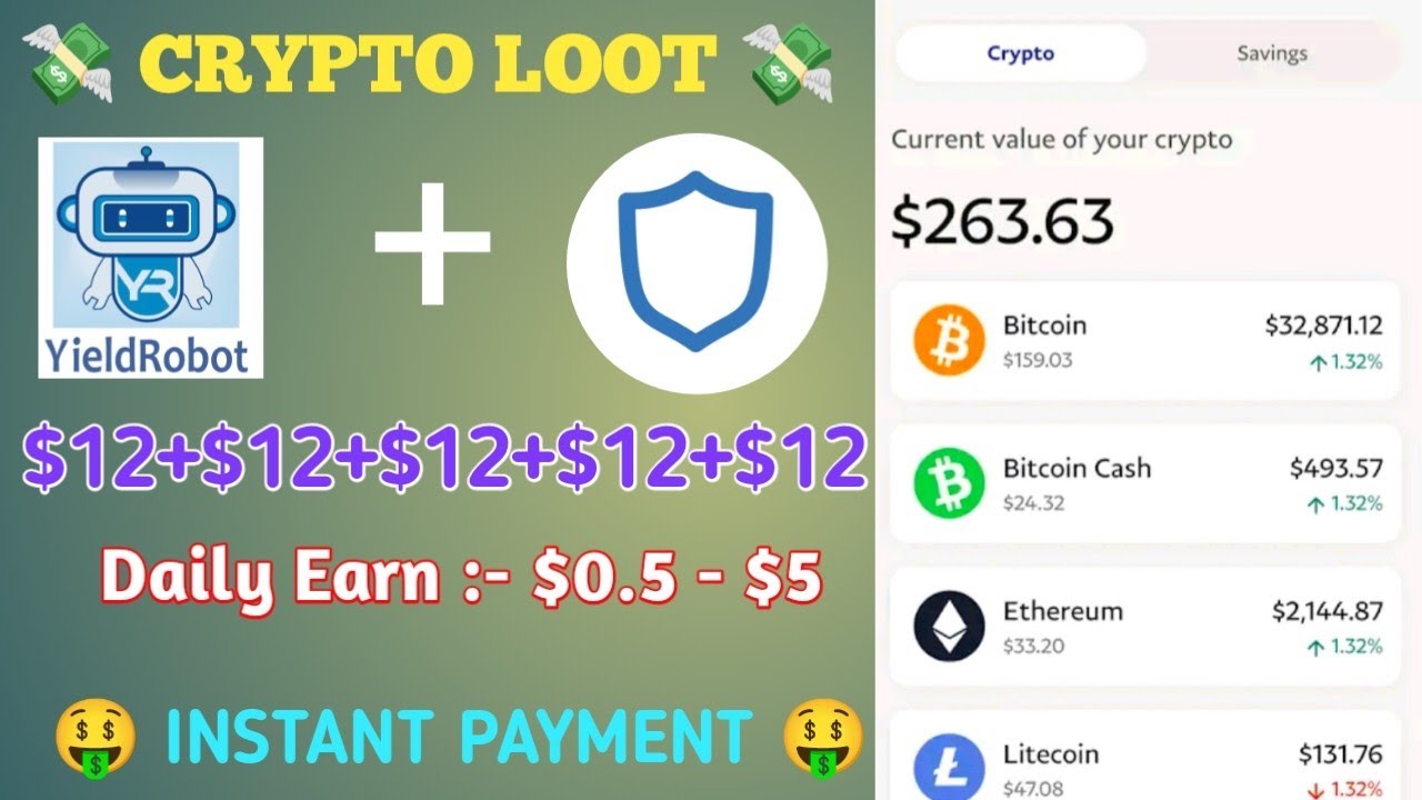💸New Crypto Loot | Yield Robot Site Ki Loot | $12+$12+$12 | Daily Earn:$0.5-$5 Live Payment Proof