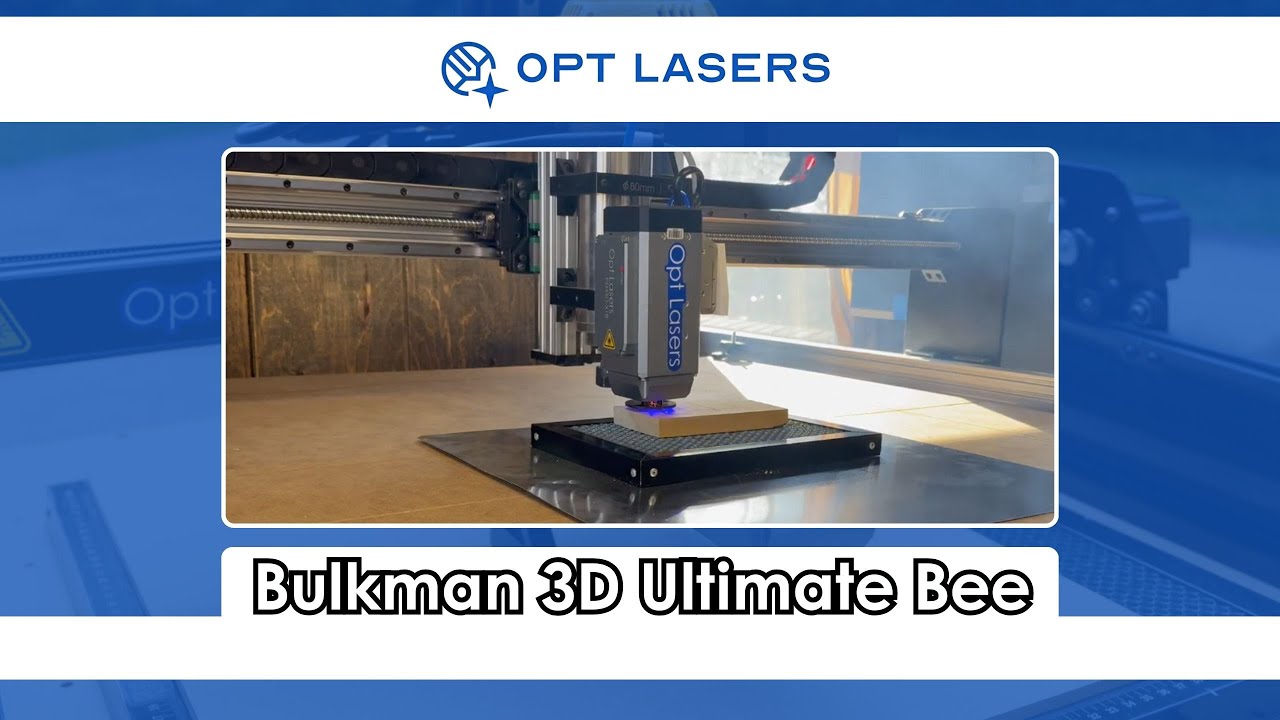 Connecting PLH3D-XT8 45W Laser on Bulkman 3D Ultimate Bee 1515 x Opt Lasers | Video by ​@G28CNC