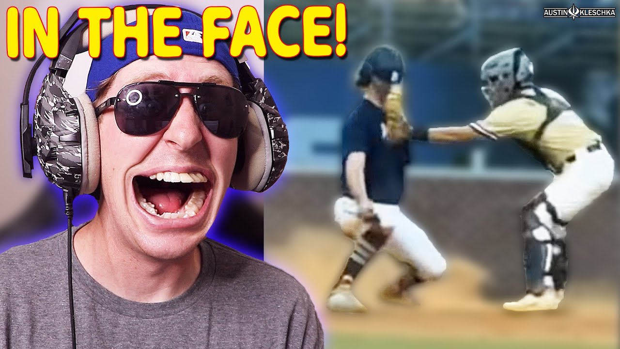 THE FUNNIEST PLAY AT HOME PLATE!, Reacting to Viral Baseball Videos