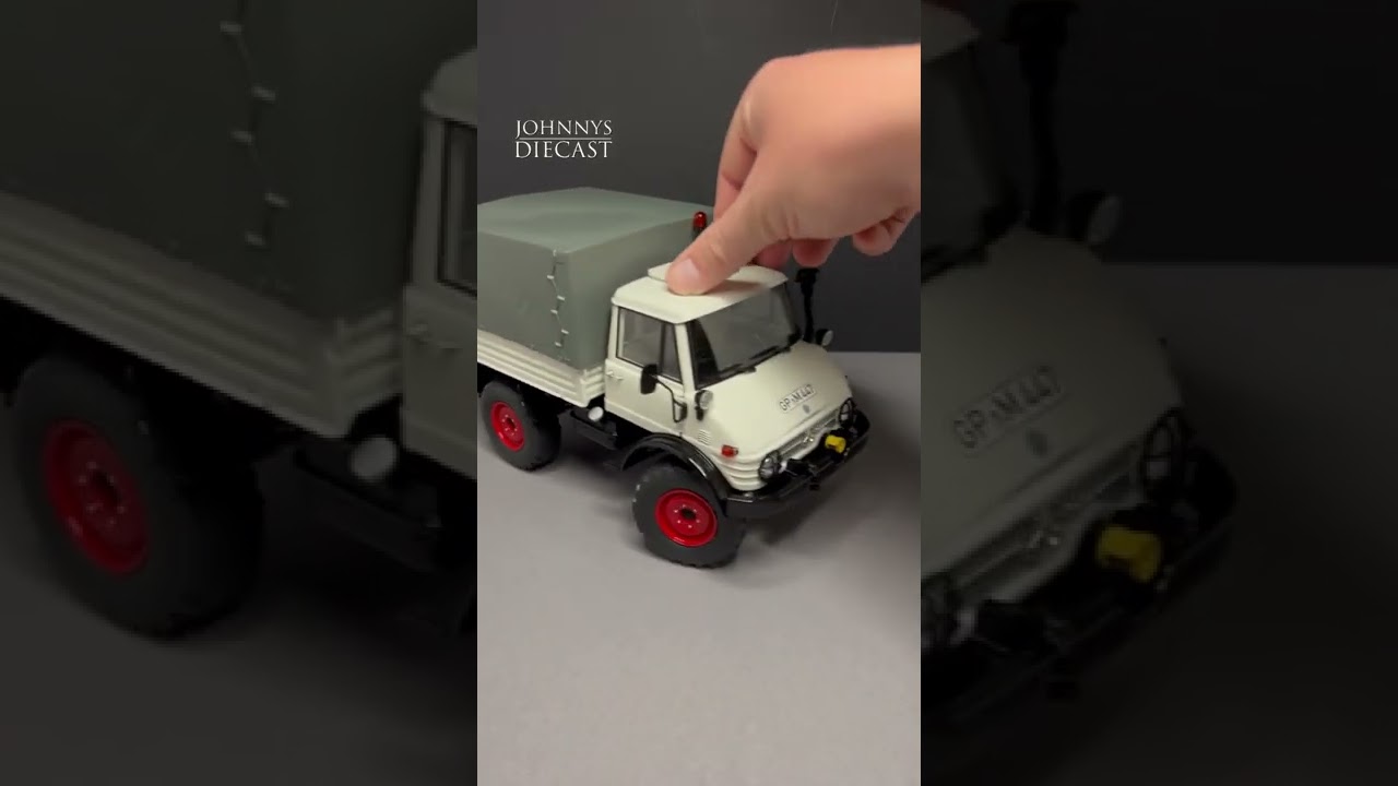ASMR Unboxing of the Unimog 406 by Schuco in 1:18 Scale Diecast Model