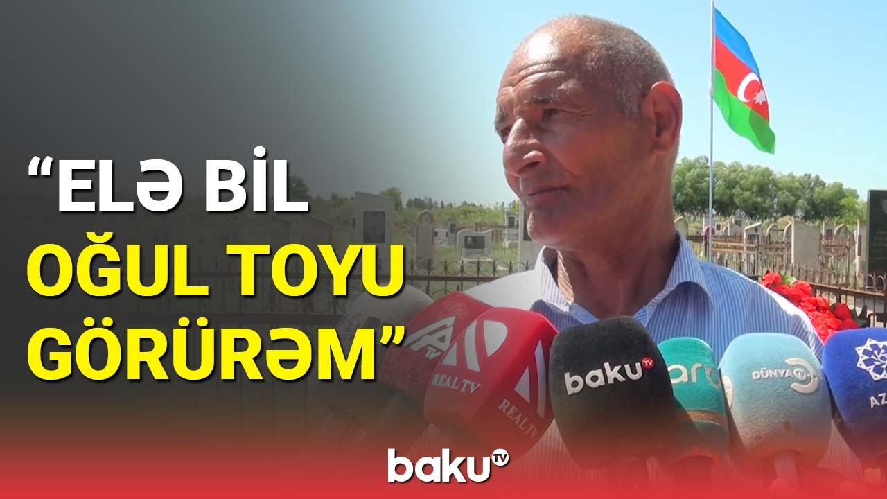 Şəhid Zakir İsaqovun dəfnində duyğulu anlar | Nəhayət, gözümüz yoldan yığıldı