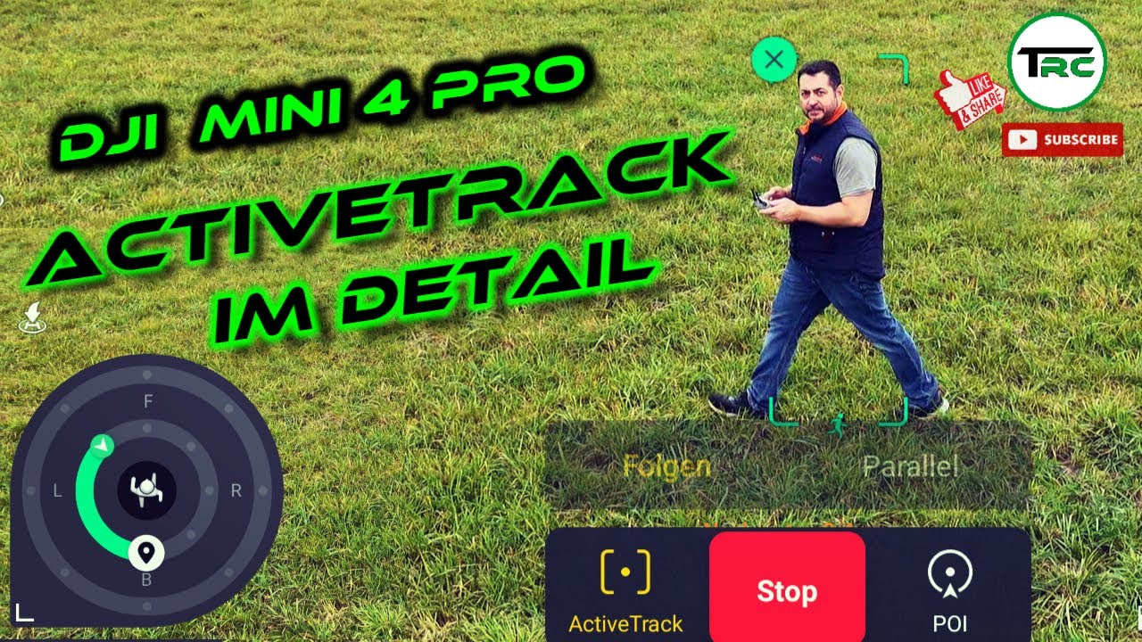 Dji Mini 4 Pro - ActiveTrack im Detail - Spotlight, Active Track und POI