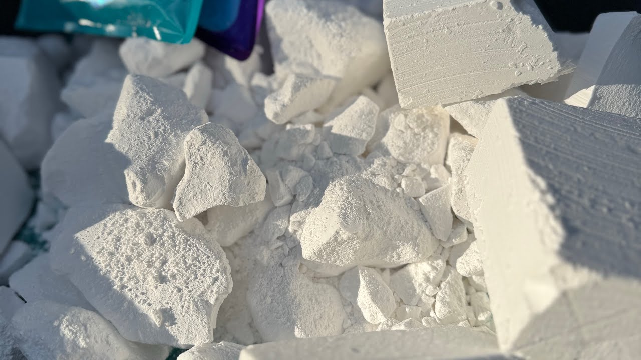 Fresh blocks, chunks and glitter ✨ | Oddly Satisfying #gymchalkasmr
