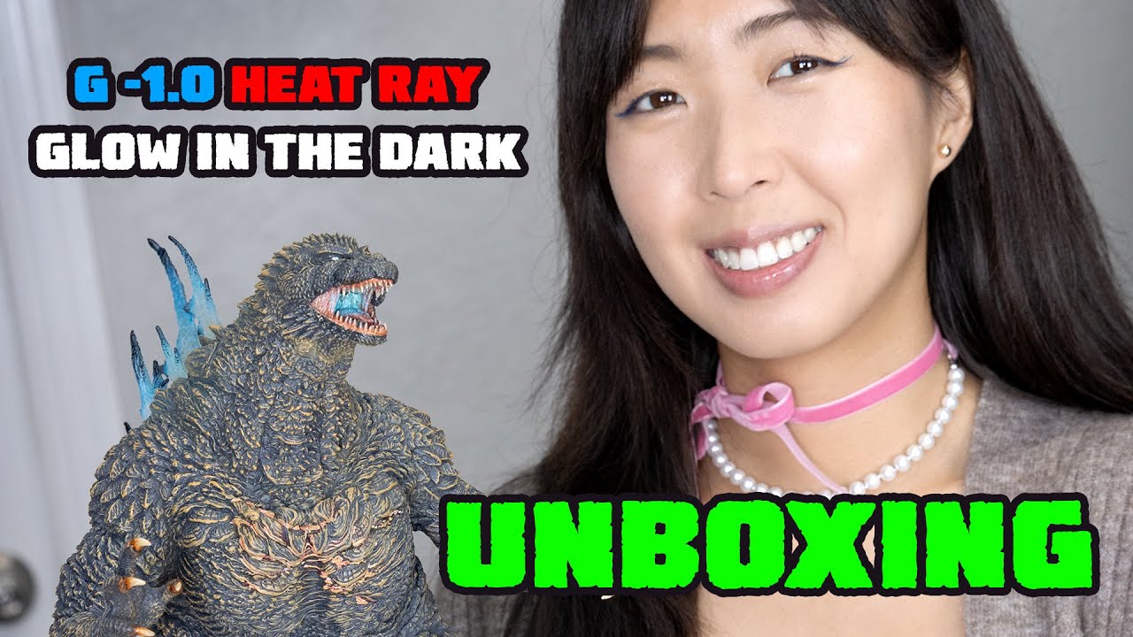 Распаковка Godzilla Minus One Alpha Kaiju Series Godzilla Glow in Dark Heat Ray Ver.